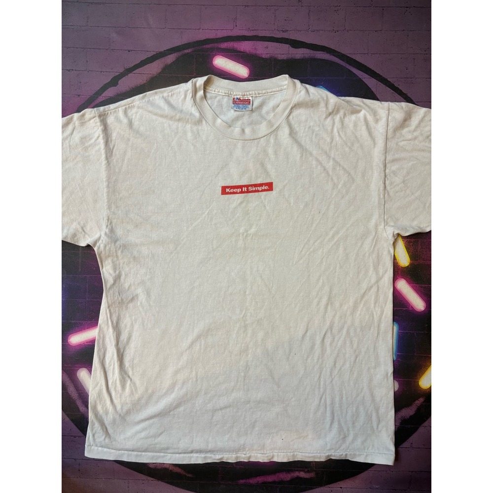 Vintage 90's Steelcase Protege chair shirt size XL Hanes tag